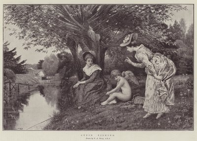 キューピッド釣り 作： George Adolphus Storey